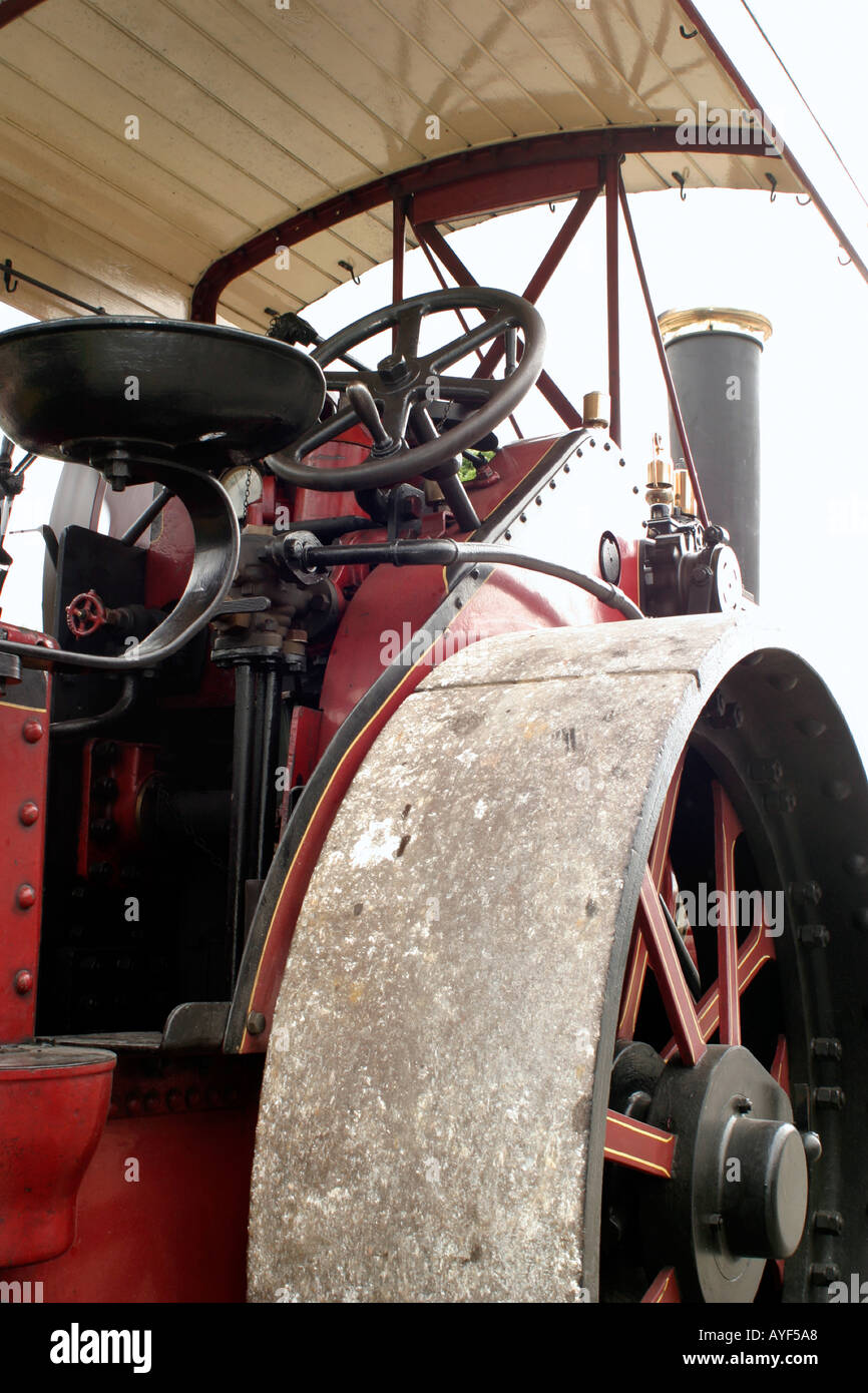 Eve de footplate Fowler machine Banque D'Images