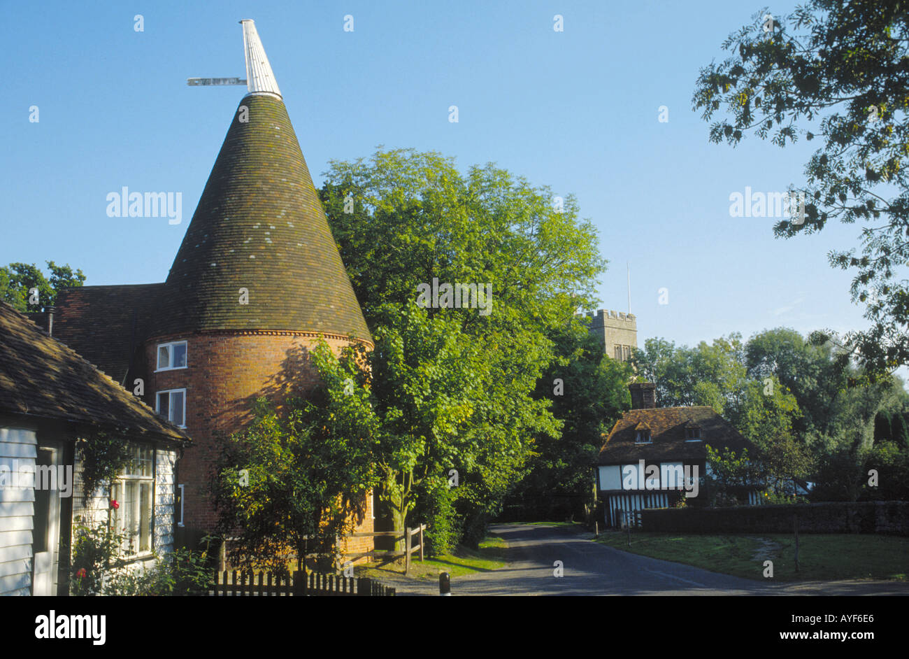 The Maltings et le Village de Smarden Kent England Banque D'Images
