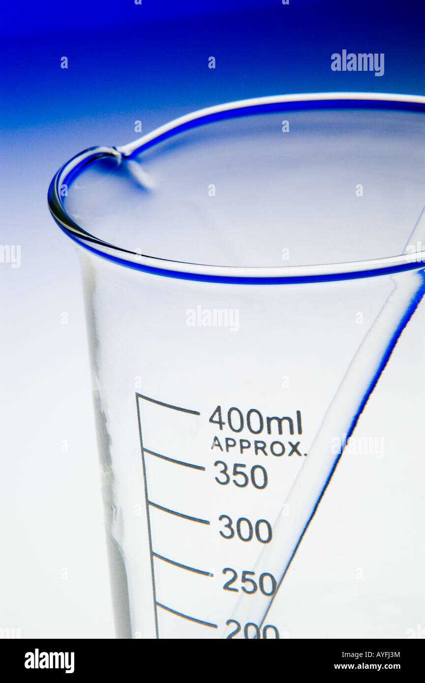 Matériel de laboratoire en verre Banque D'Images