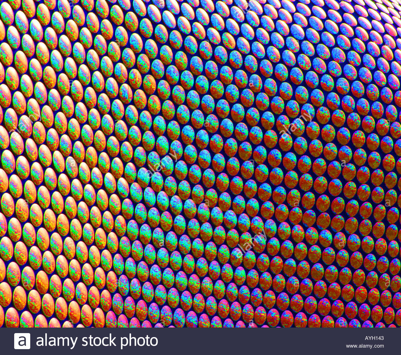 Modifié numériquement l'image graphique des panneaux de façade au magasin Selfridges Royaume-uni Birmingham Bullring Banque D'Images