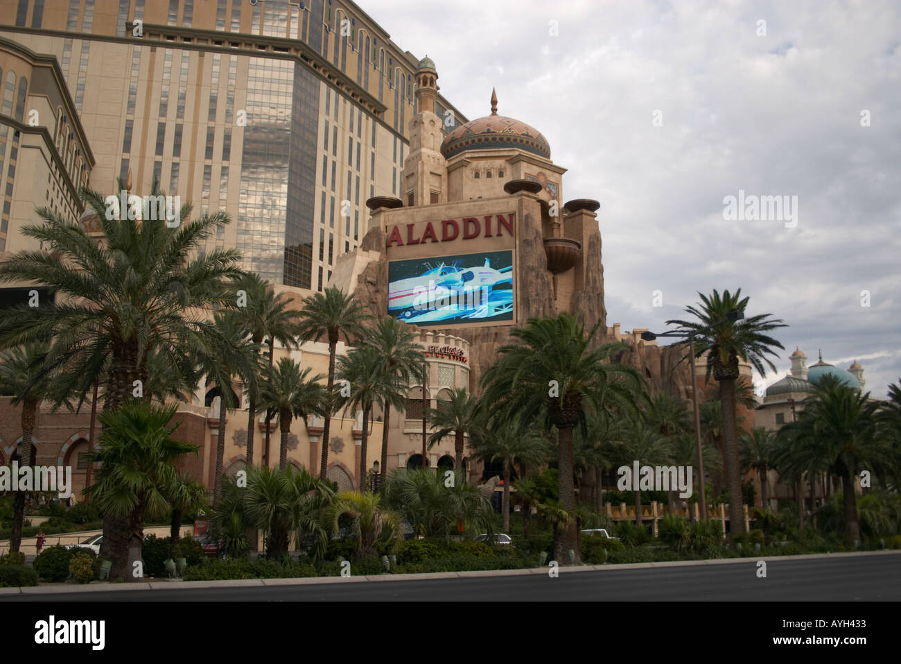 Aladin Casino à Las Vegas Banque D'Images