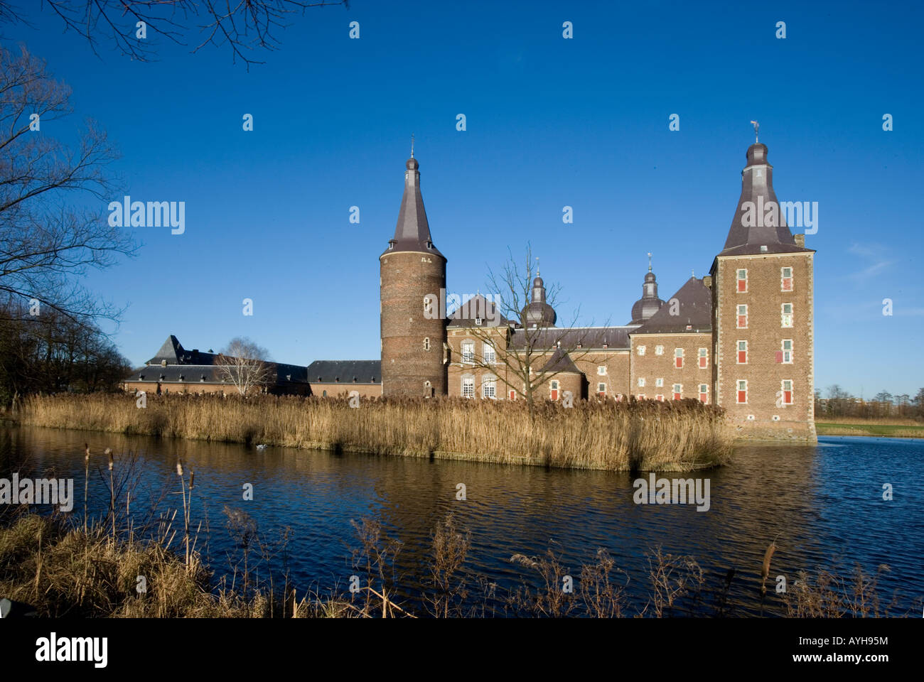 Schloss Hoensbroek à Heerlen Pays-Bas château Hoensbroek à Heerlen Pays-Bas fondée en 1250 Banque D'Images