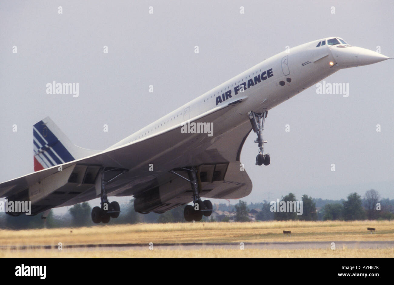 Concorde, F-BVFB, dernier atterrissage, Baden-Baden, Allemagne, 2003 Banque D'Images