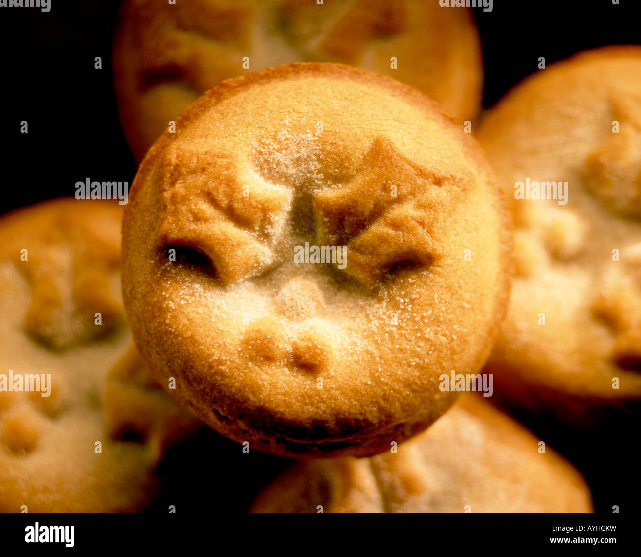 Tourné de petits pâtés PÂTÉ TRADITIONNEL DE NOËL Banque D'Images