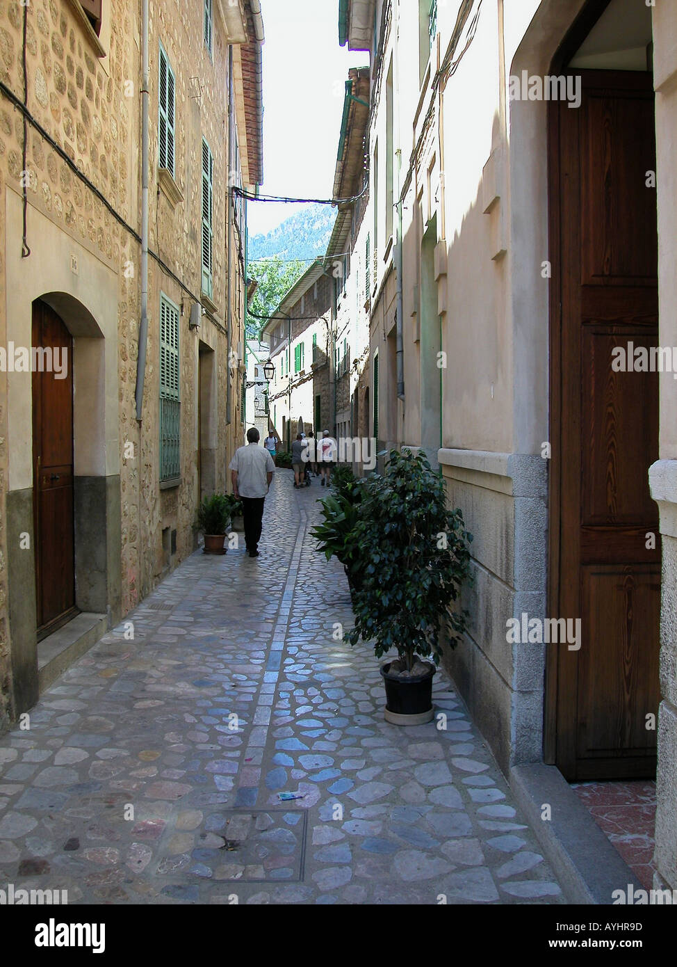 Schmale Gasse Spanien Banque D'Images