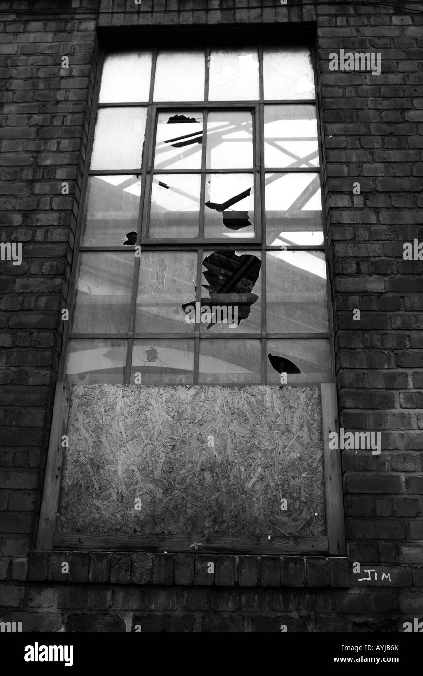 Garage abandonné/bâtiment. Banque D'Images