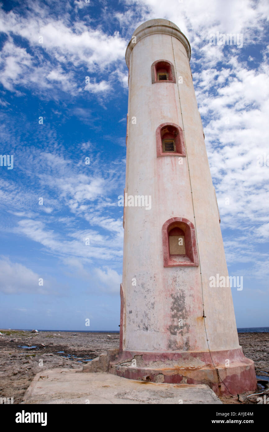 Phare déserté Bonaire Netherland Antillies Banque D'Images