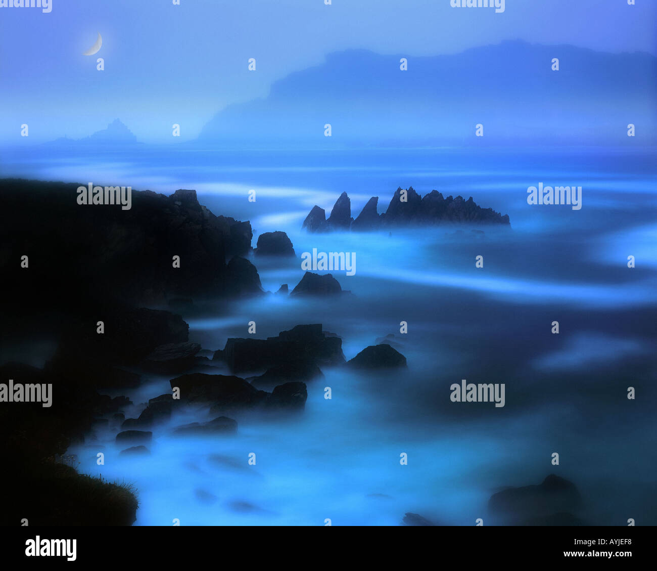 IE - comté de Kerry : Ballyferriter Bay sur la péninsule de Dingle Banque D'Images