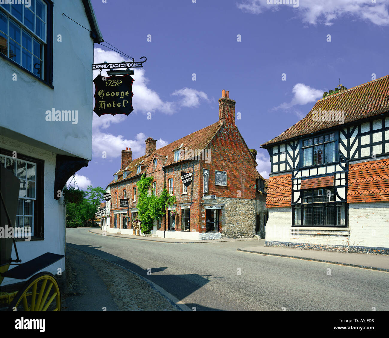 Go - OXFORDSHIRE : Dorchester on Thames Banque D'Images