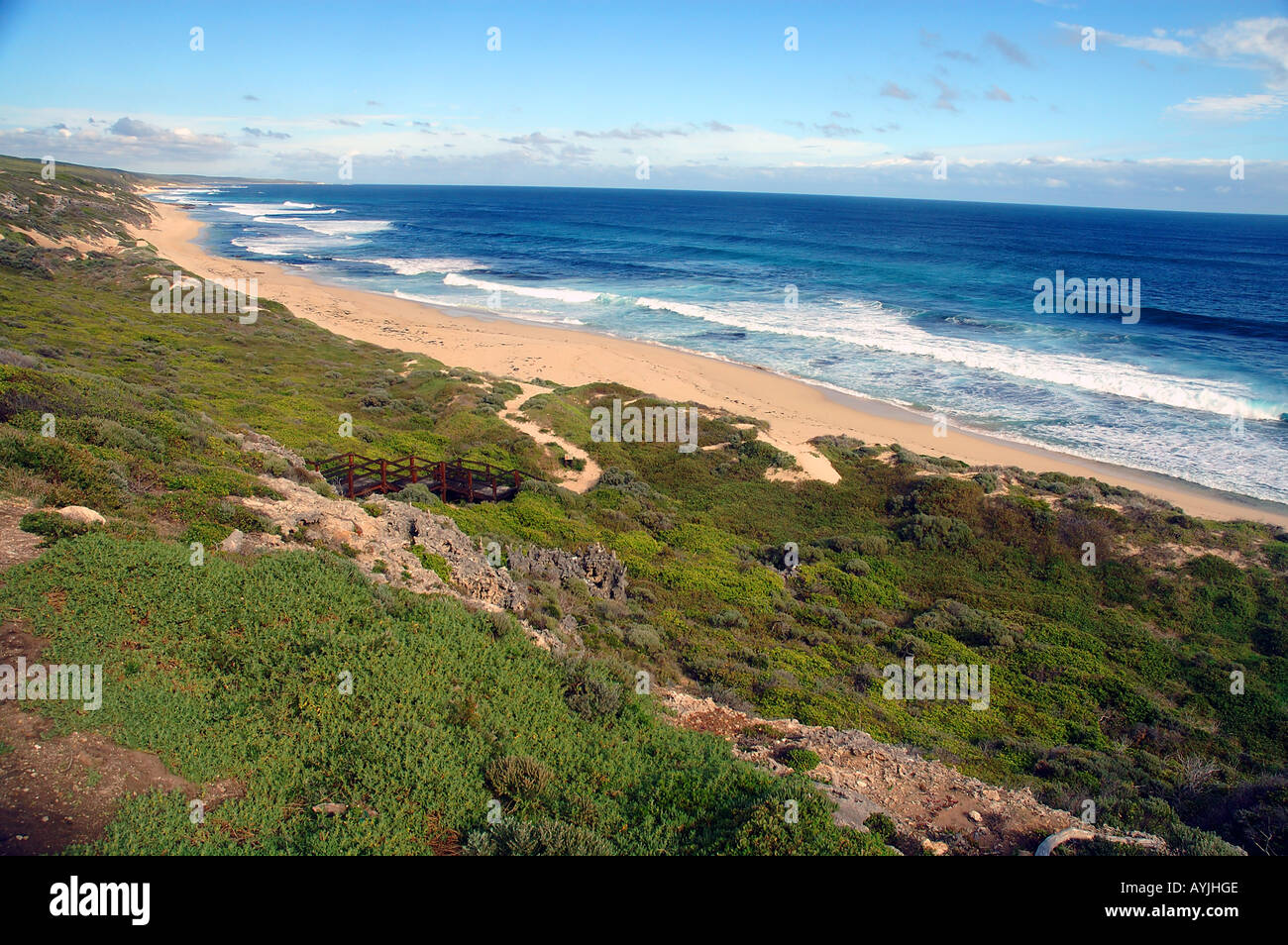 La côte près de Gnarabup, Prevelly Leeuwin Naturaliste National Park Région de Margaret River en Australie de l'Ouest Banque D'Images