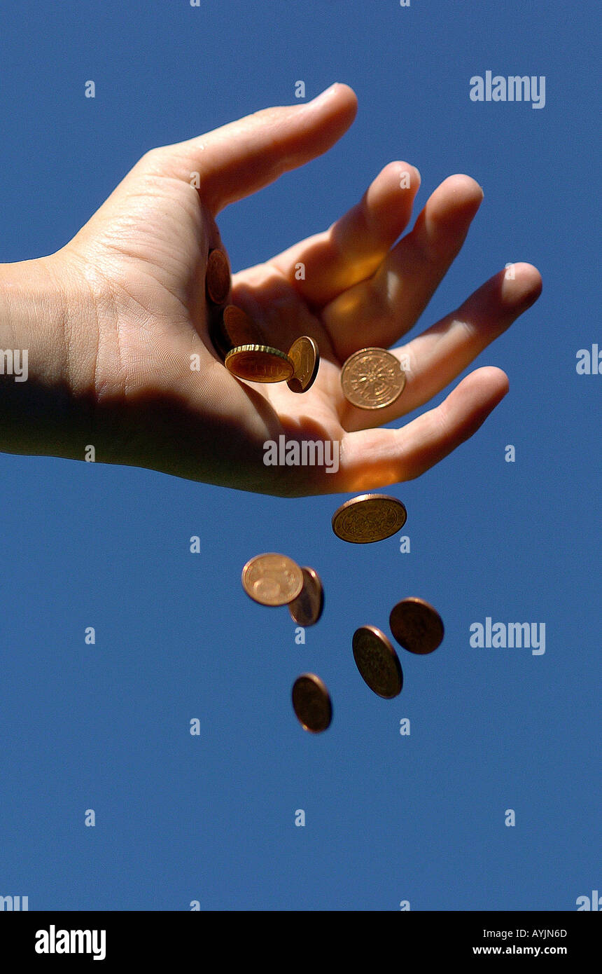 Geld ausgeben Banque D'Images