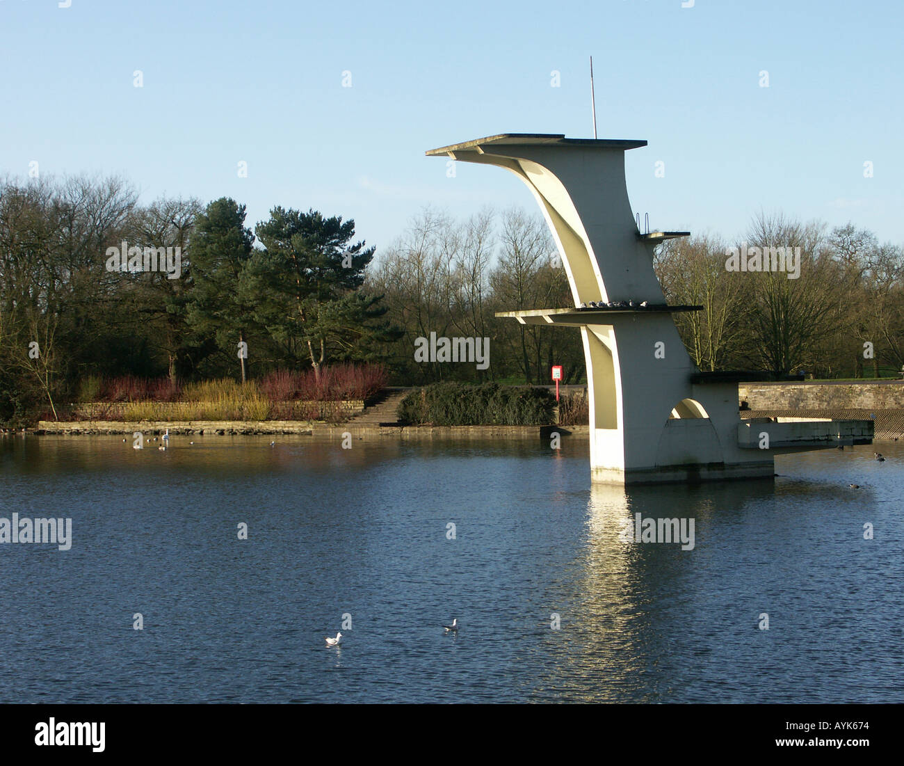 Coate Water Country Park Swindon Wiltshire, UK Banque D'Images