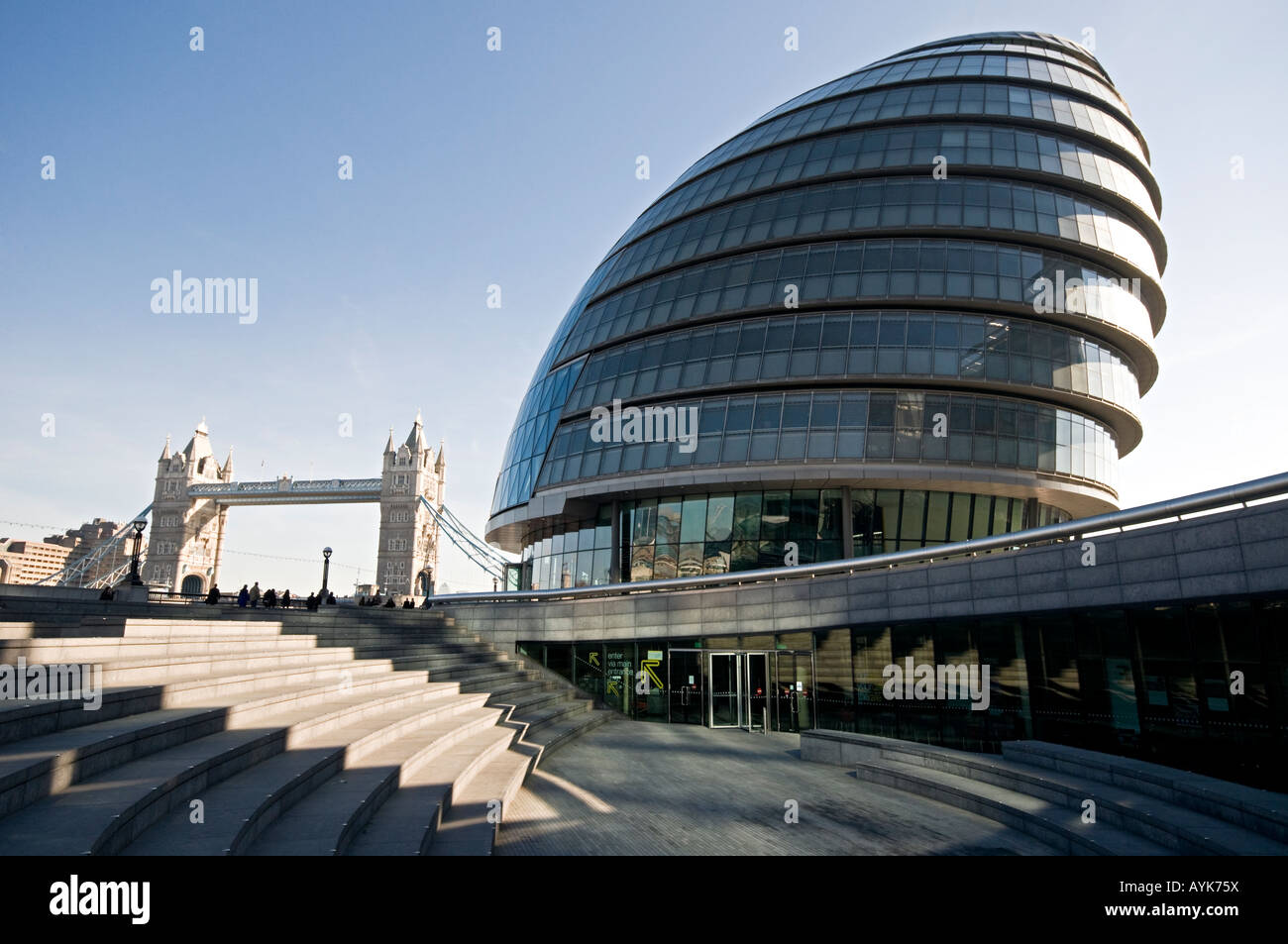 Bâtiment de l'Assemblée du Grand Londres Banque D'Images