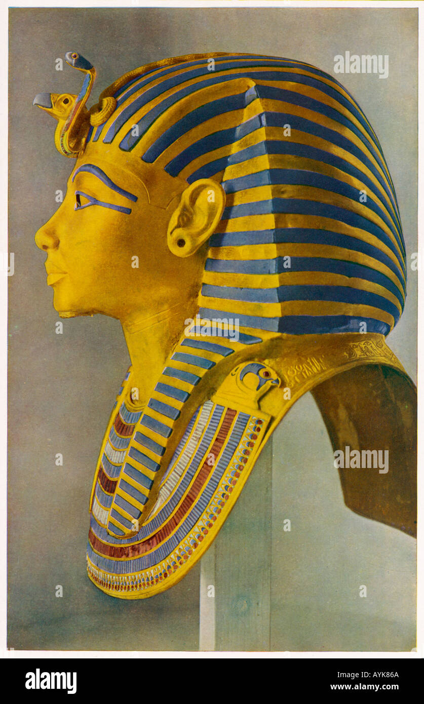 Pharaon Toutankhamon Banque D'Images