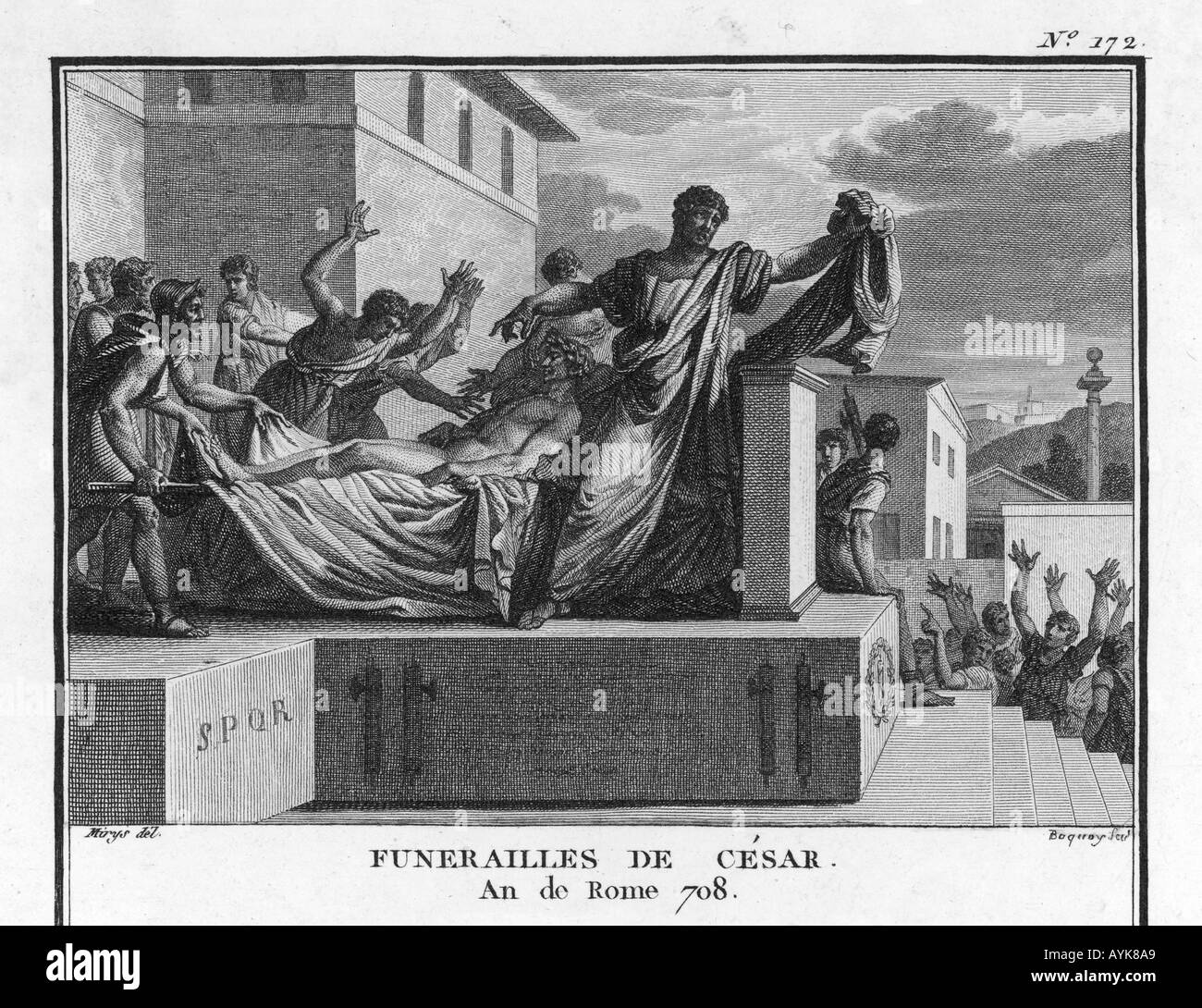 Rouses Marc Antoine Mob Banque D'Images