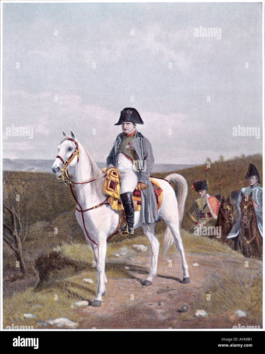 Napoléon 1814 Academie Banque D'Images