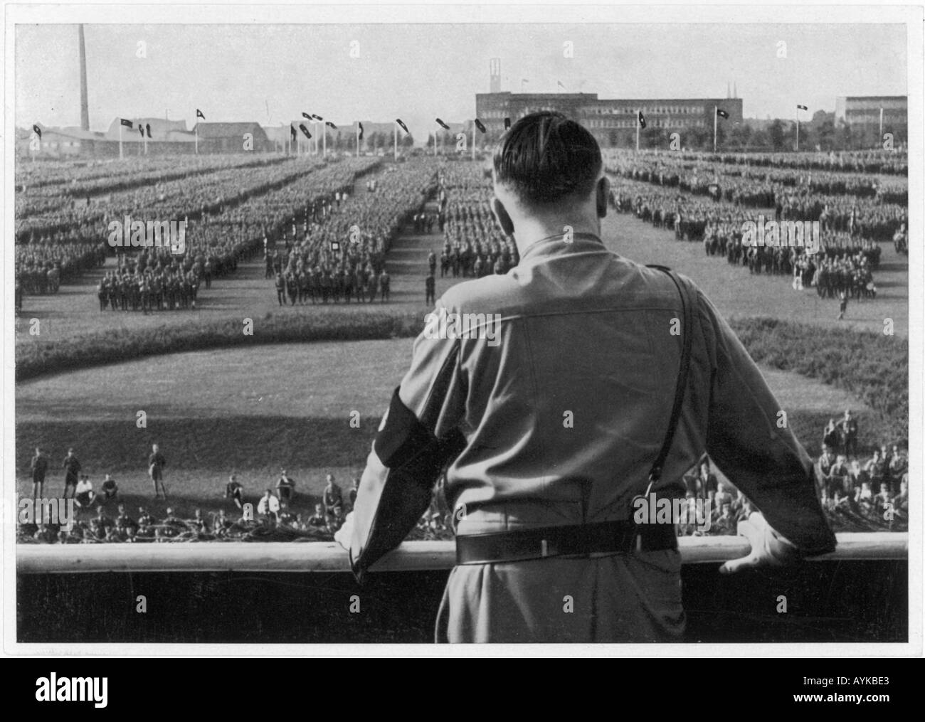 Hitler à Dortmund Rally Banque D'Images