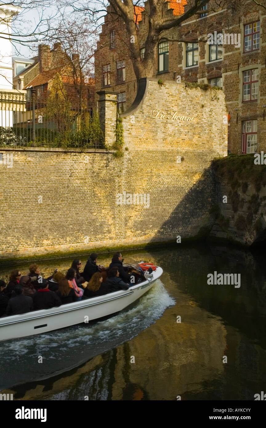 Croisière voile à Bruges Belgique Banque D'Images