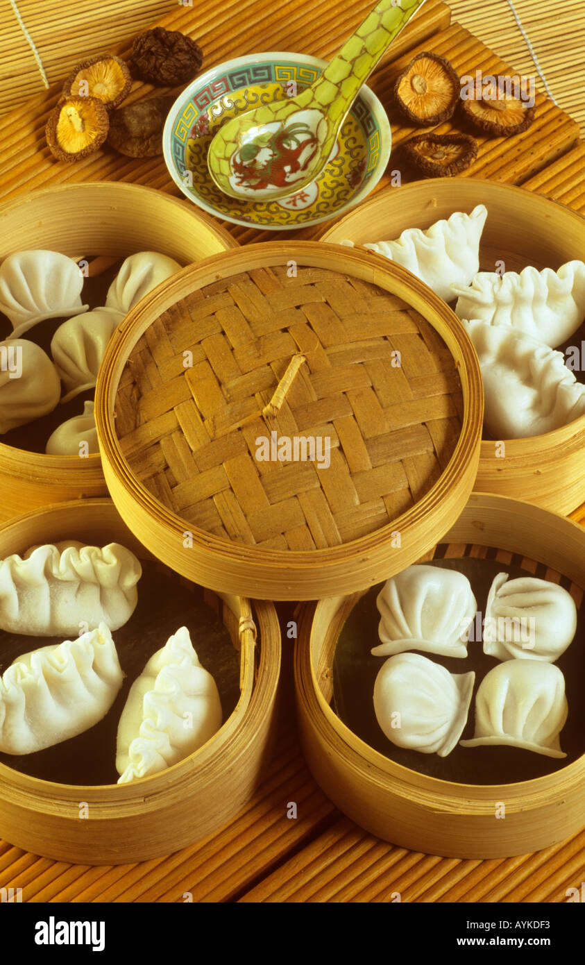Chine Hong Kong Dim Sum alimentaire Banque D'Images