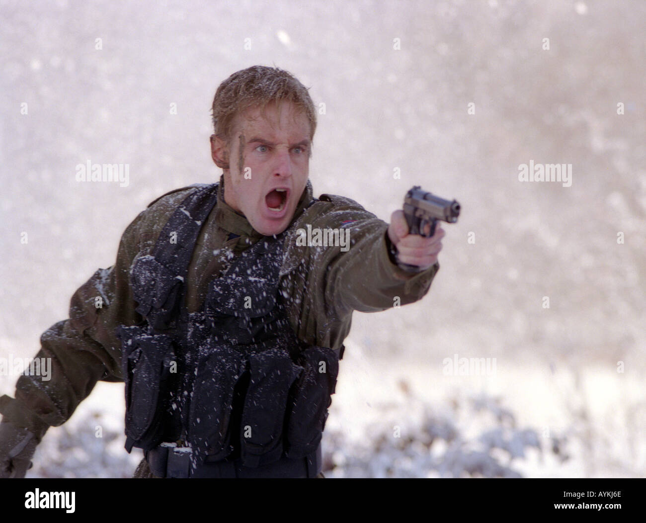 Derrière les lignes ennemies Banque D'Images