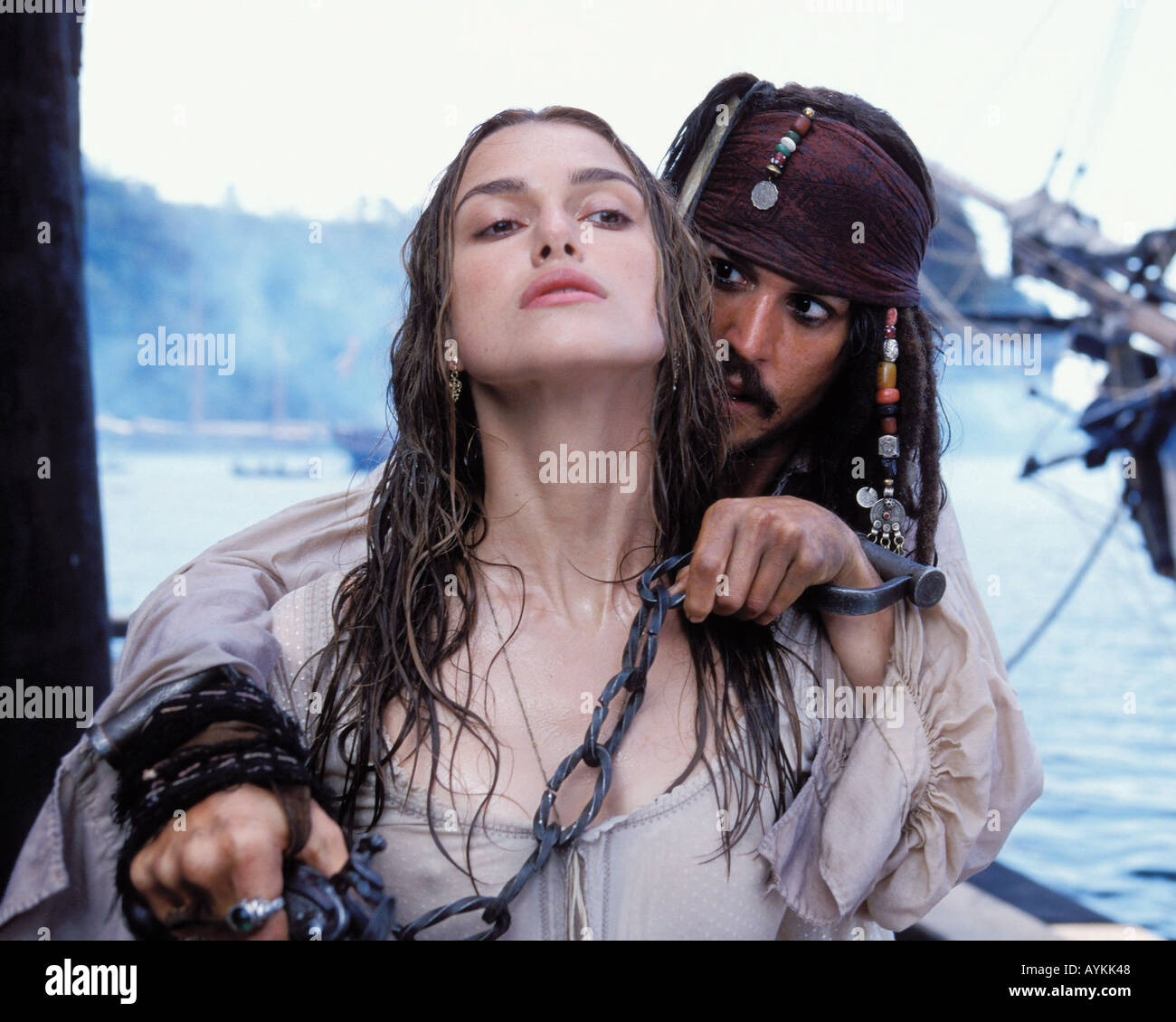 PIRATES DES CARAÏBES : LA MALÉDICTION DU BLACK POOL Banque D'Images