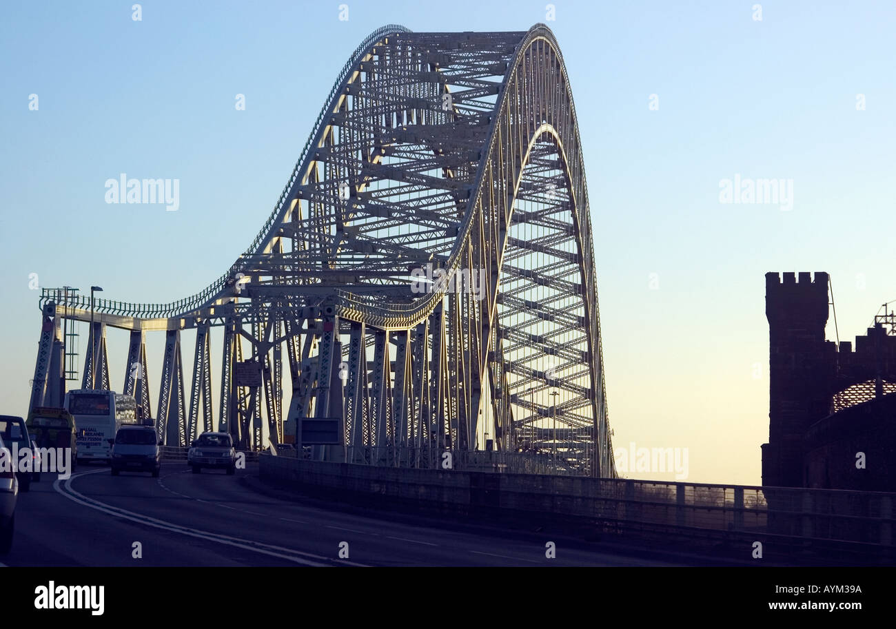 Runcorn Bridge Banque D'Images
