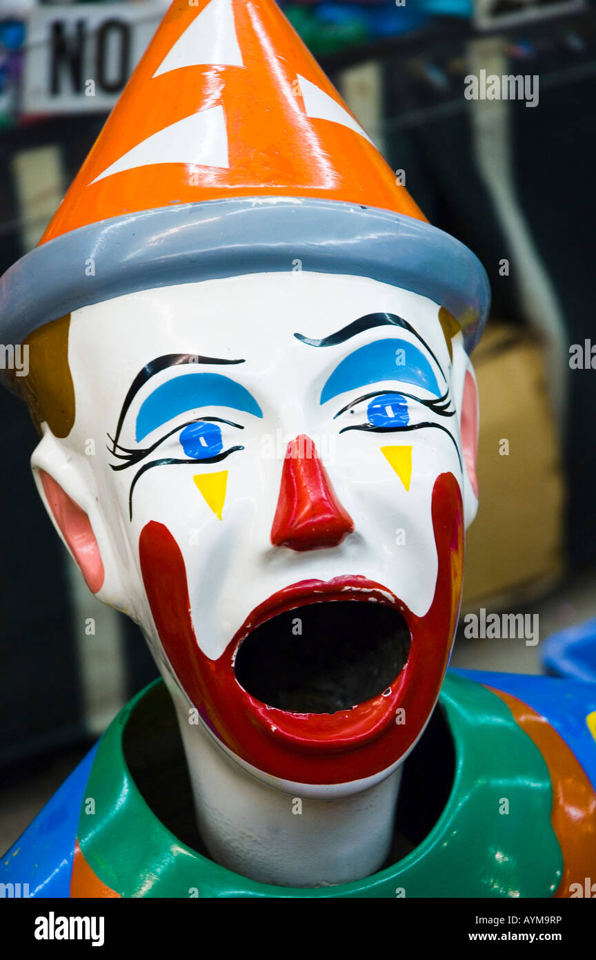 Tête de clown carnaval Banque D'Images