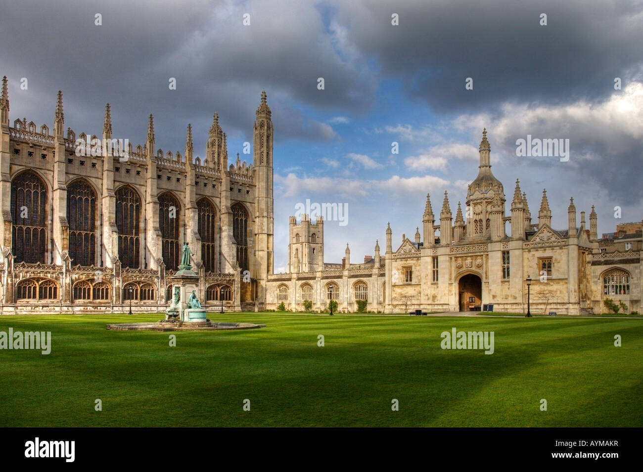 Kings College Chapel et Gatehouse Cambridge Banque D'Images