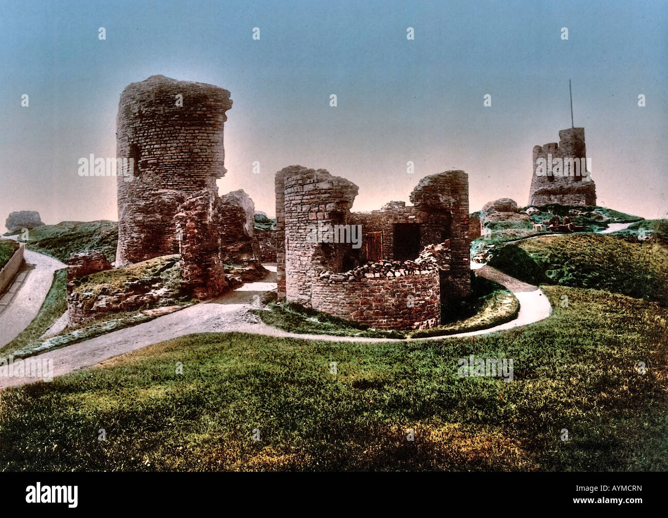 Château Aberystwith, Pays de Galles, Royaume-Uni Banque D'Images