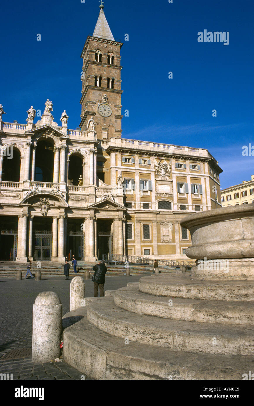 Italie Rome la Basilique de Santa Maria Maggiore Banque D'Images