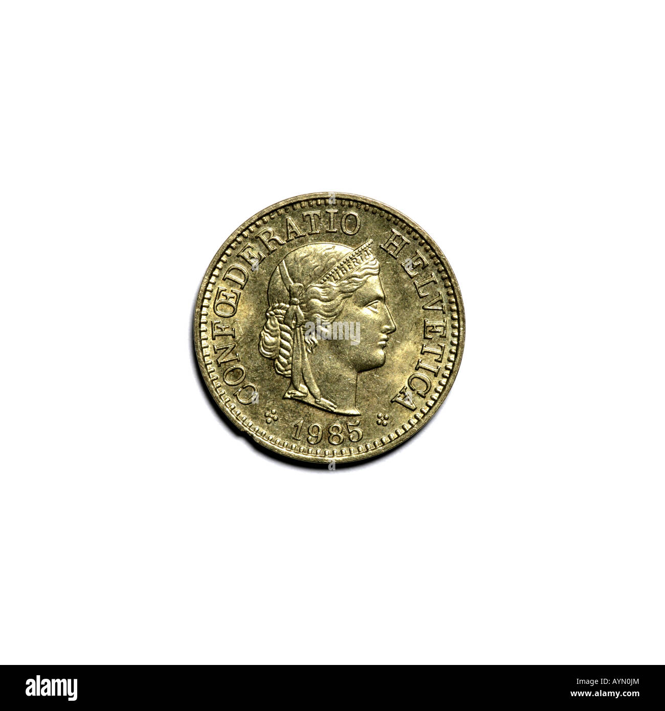 PIÈCE SUISSE Banque D'Images