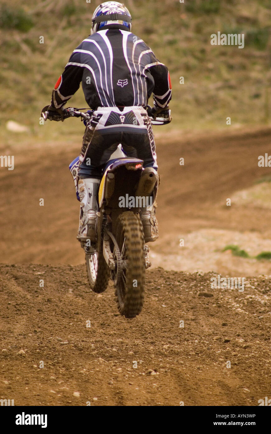 Moto de motocross Banque D'Images
