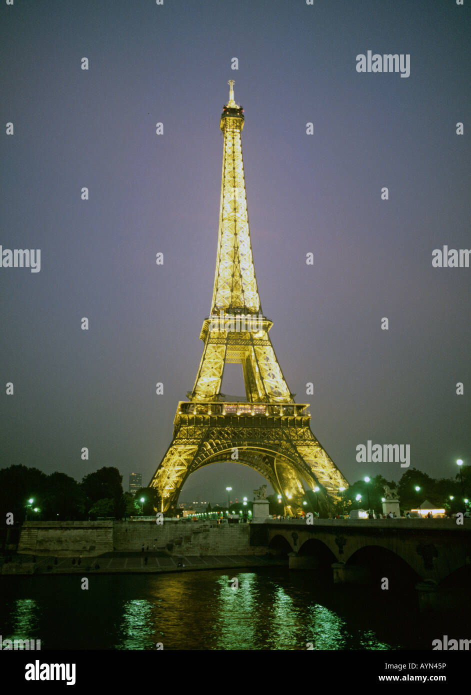 Europe Europa Frankreich France French Tour Eiffel Tour Eiffel Seine Eiffelturm Banque D'Images