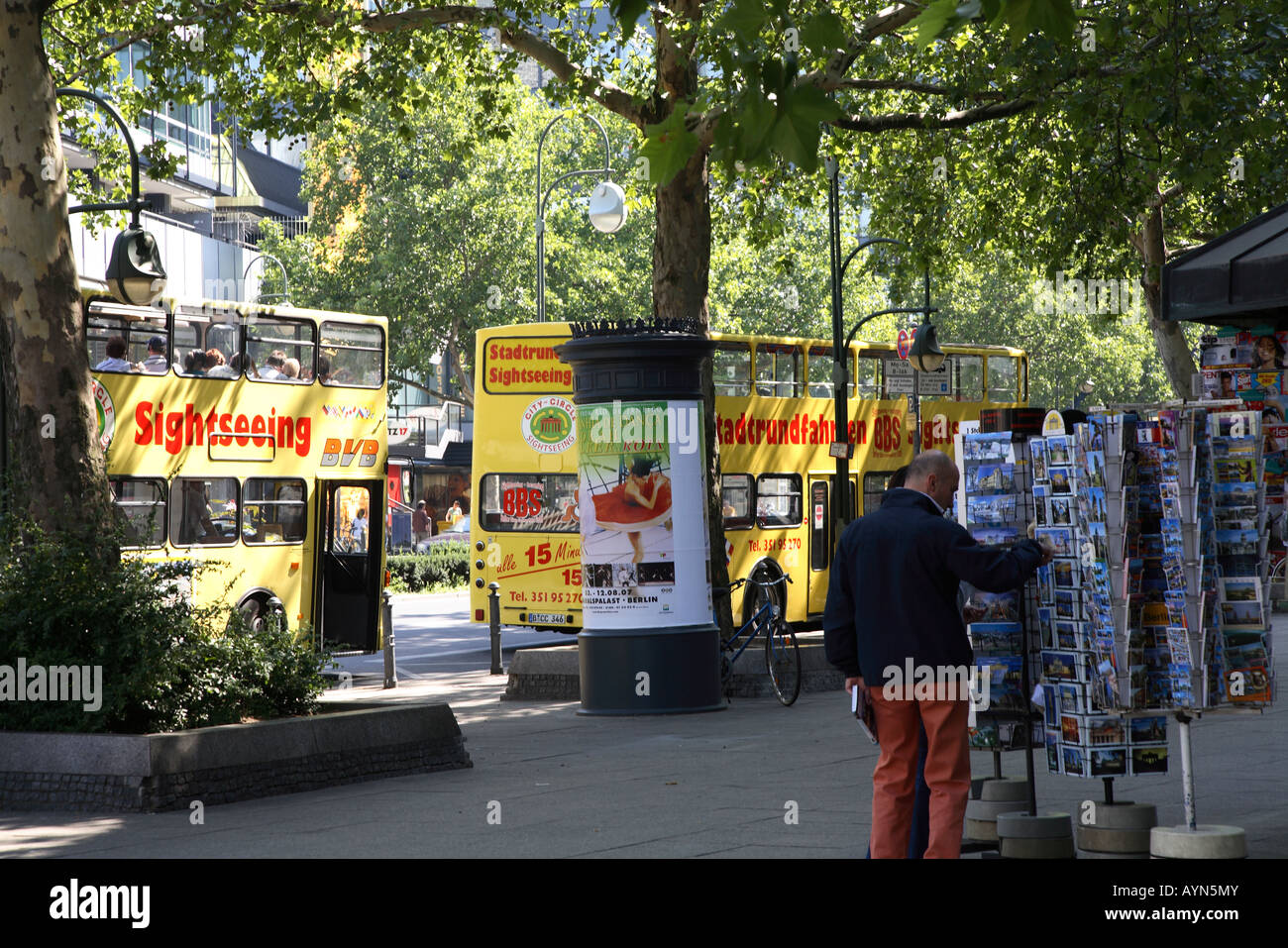 Europa Europe Allemagne Deutschland Kurfürstendamm Charlottenburg Bus Wilmersdorf Banque D'Images