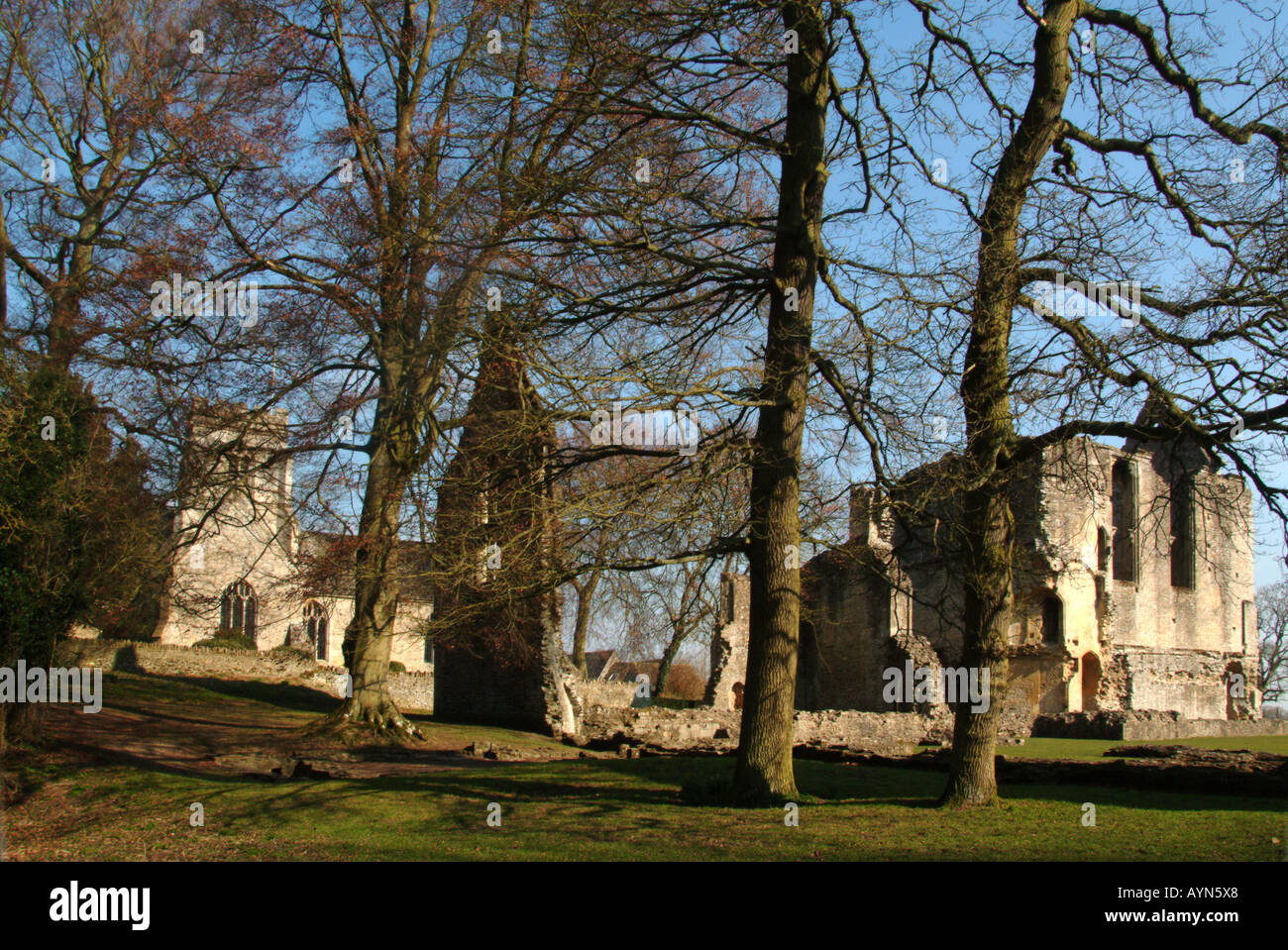 Minster Lovell Hall, Oxfordshire, England, UK. Banque D'Images