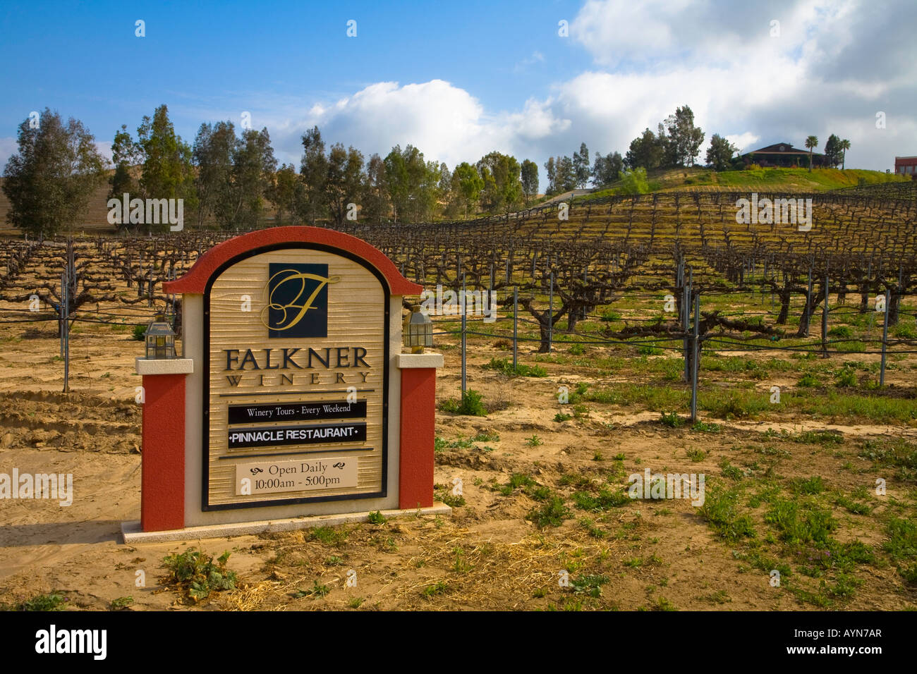 Falkner Winery Temecula dans le Comté de Riverside en Californie USA Banque D'Images