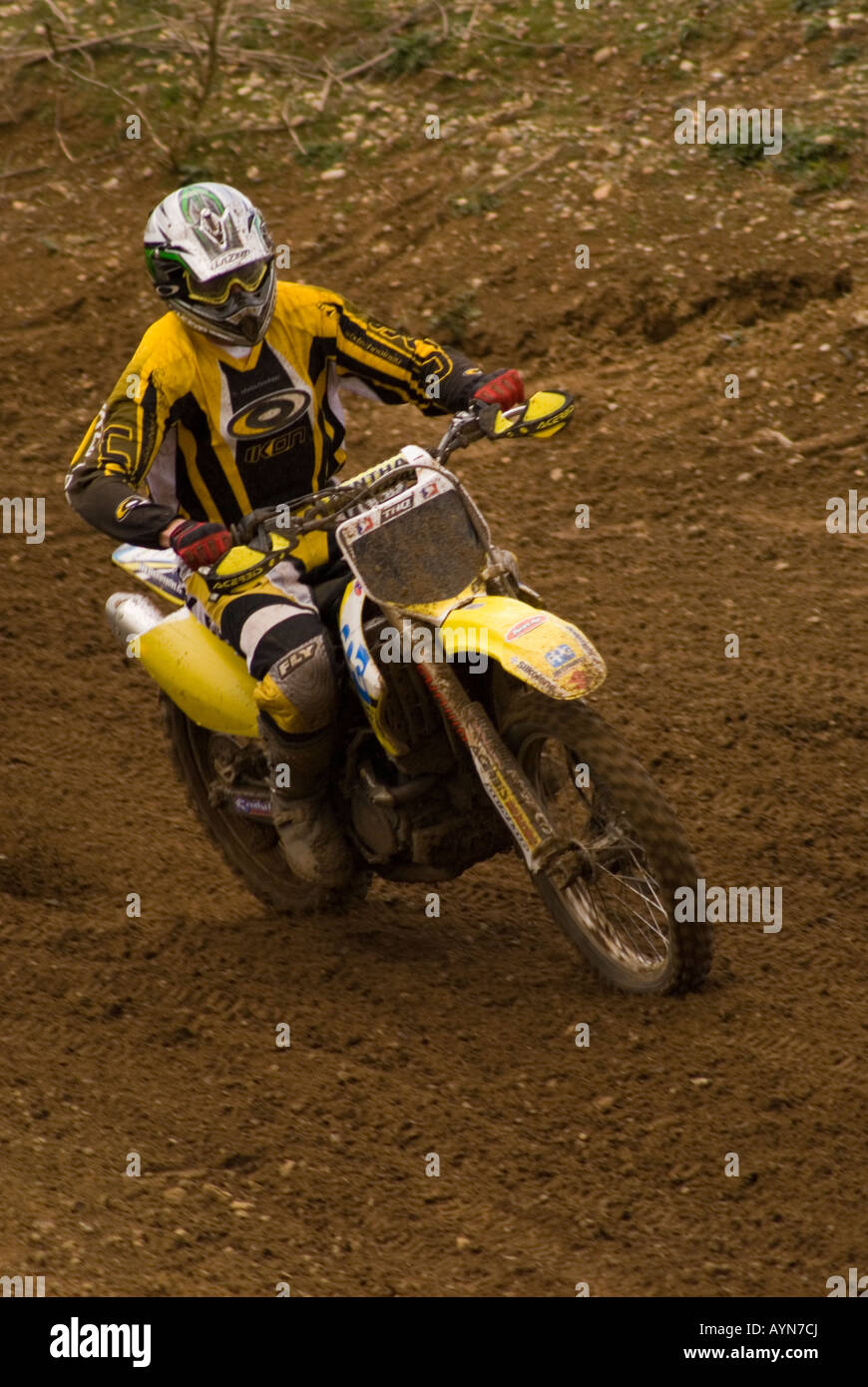 Moto de motocross Banque D'Images