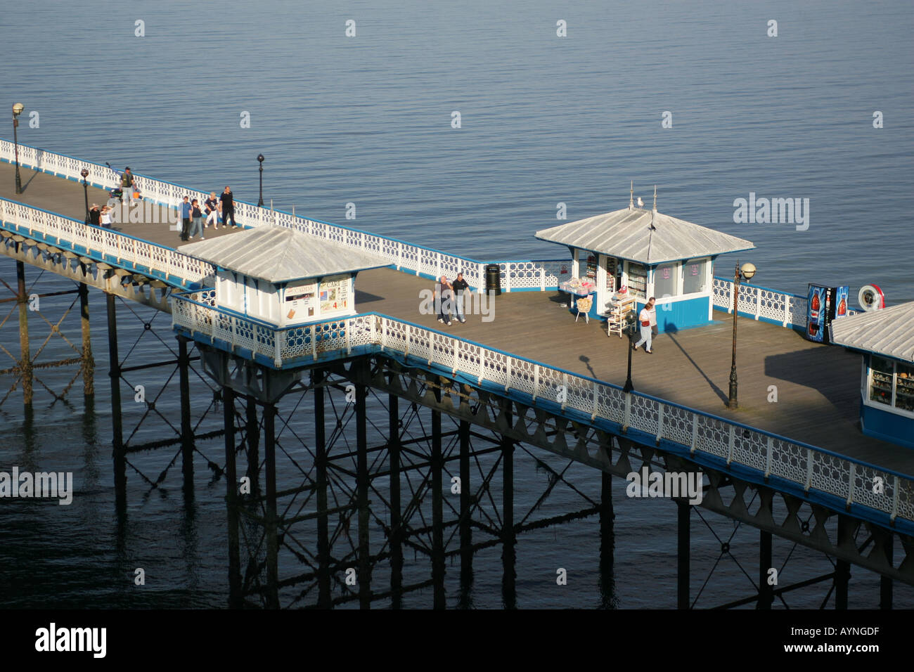 Jetée de Llandudno Banque D'Images