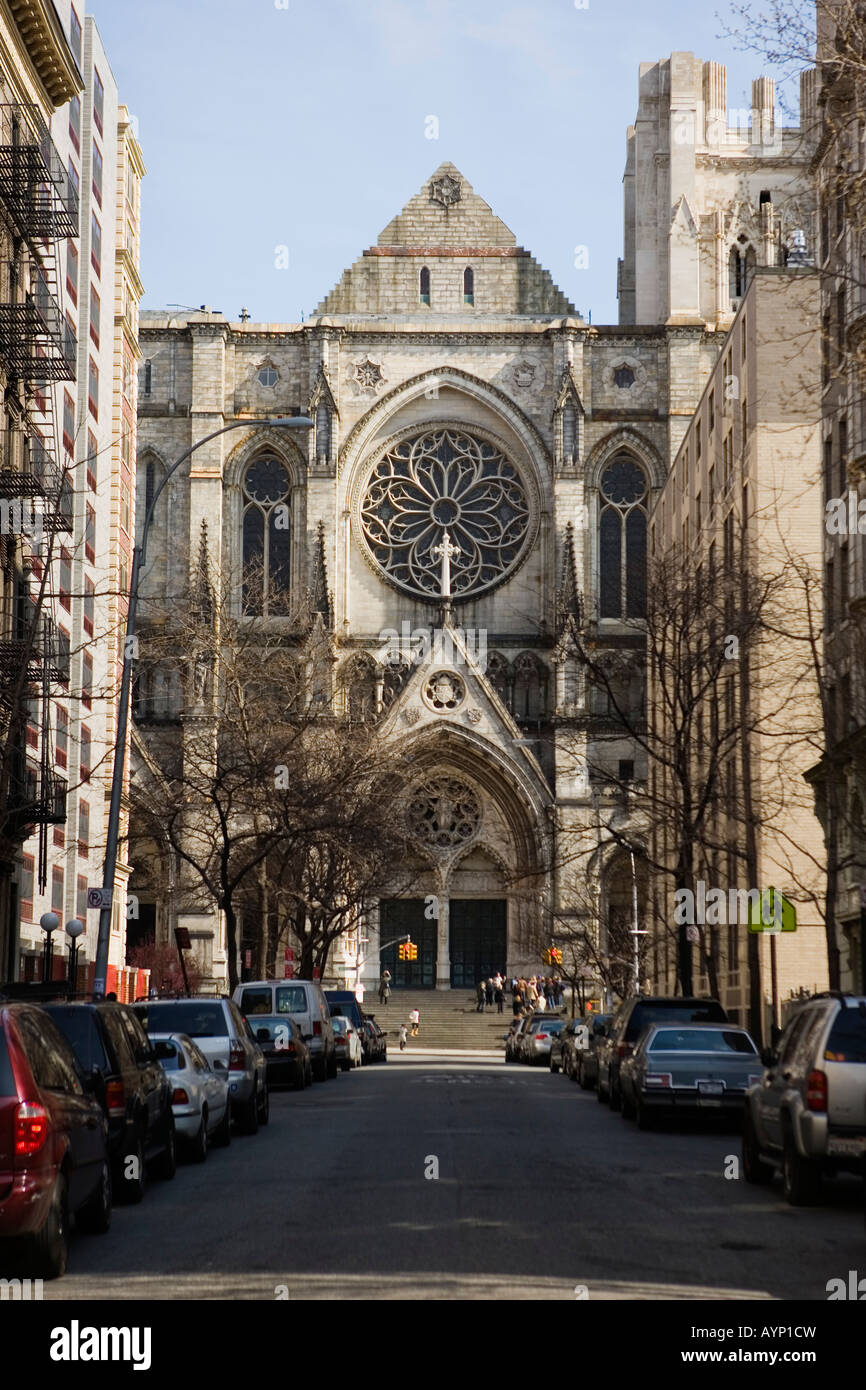 Cathédrale de St John the Divine à New York City Banque D'Images