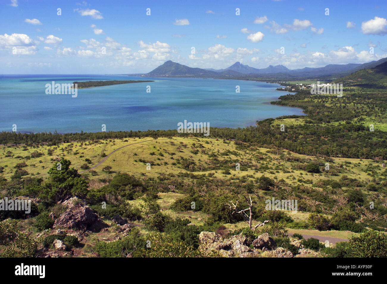 Côte sud-ouest de l'Ile Maurice Banque D'Images