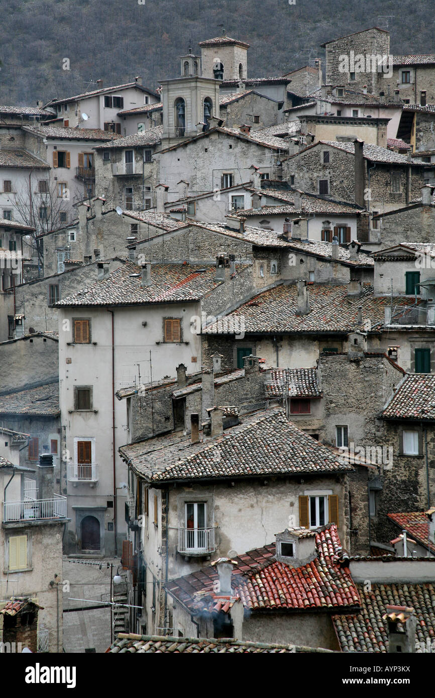 Scanno, Abruzzes, Italie, Italia Banque D'Images