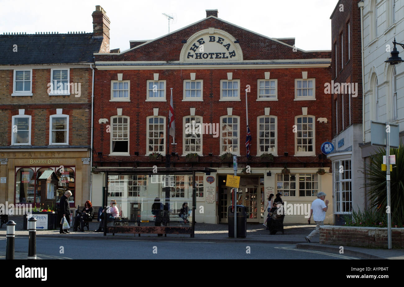 L'ours Hôtel Centre Ville Wantage Oxfordshire Wantage Angleterre Banque D'Images