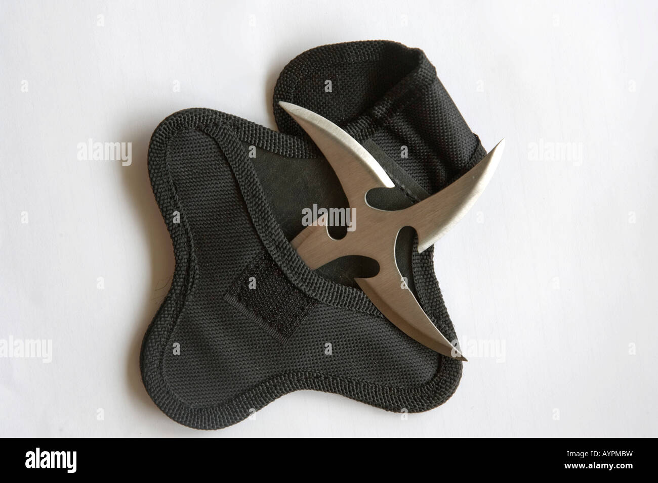 Ninja star (shuriken), pierres et d'armes nucléaires en Asie, cas Banque D'Images