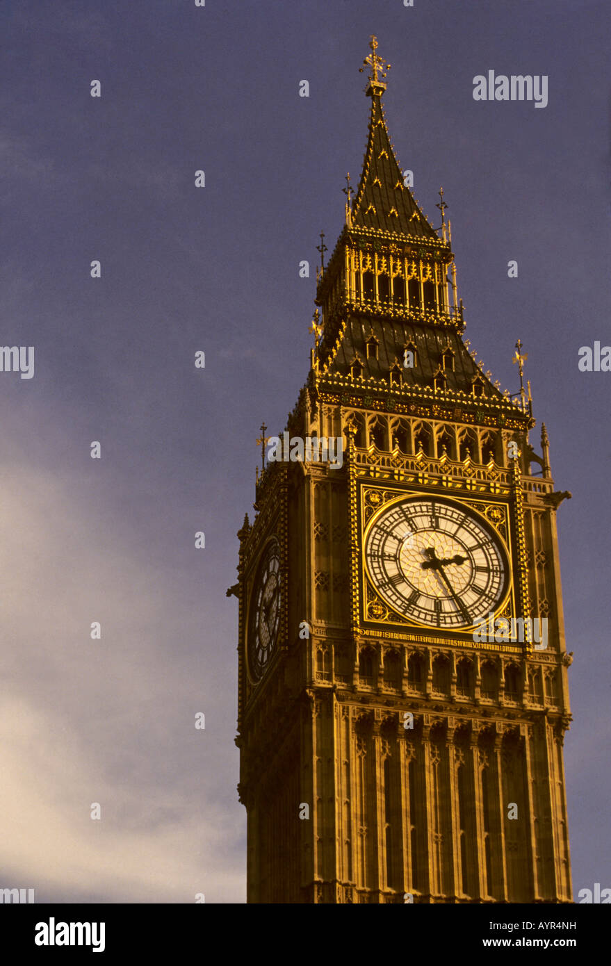 Tour de l'horloge, Big Ben, London, England, UK Banque D'Images