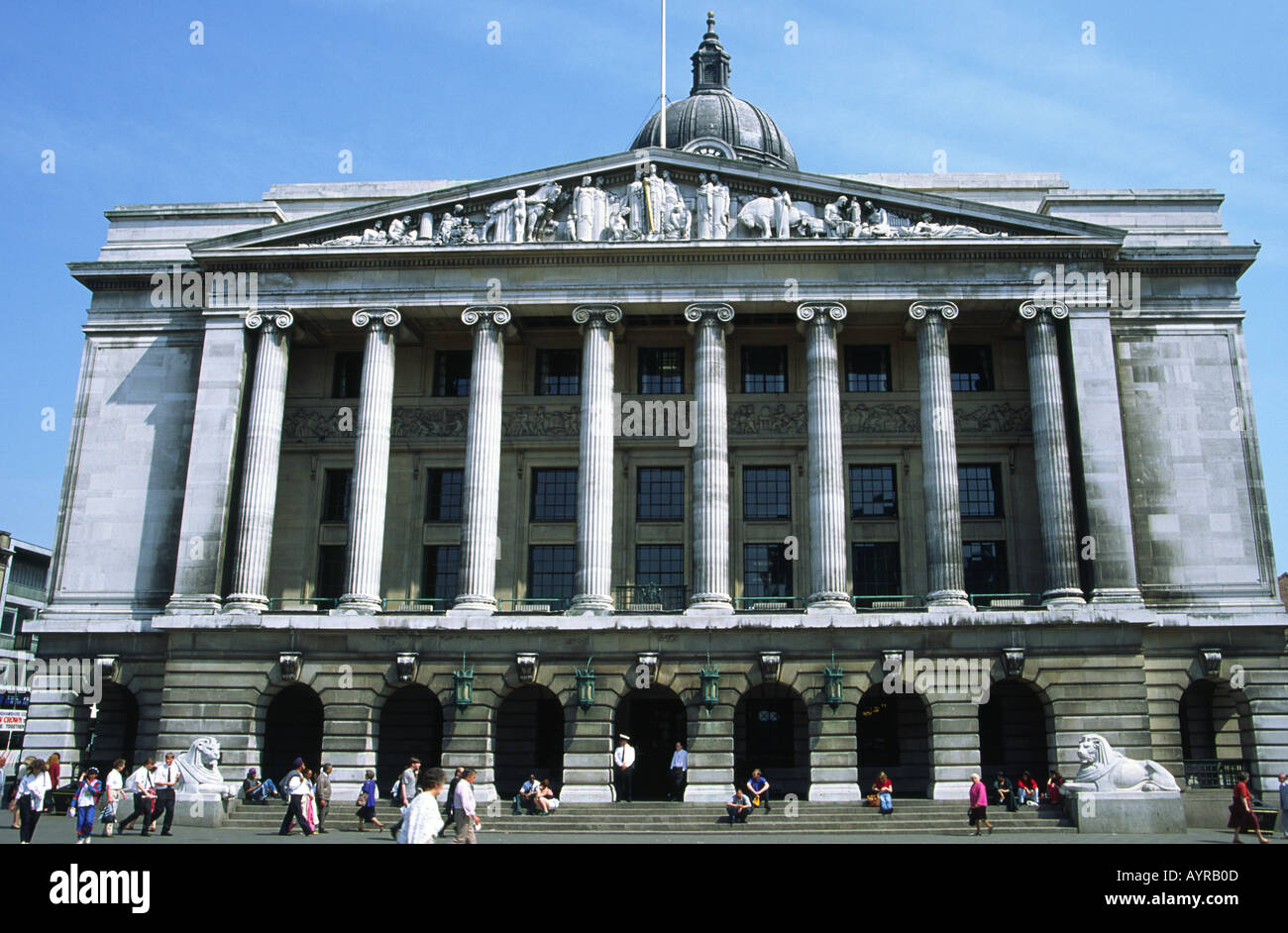 Chambre du conseil dans le vieux marché de Nottingham en Angleterre Banque D'Images