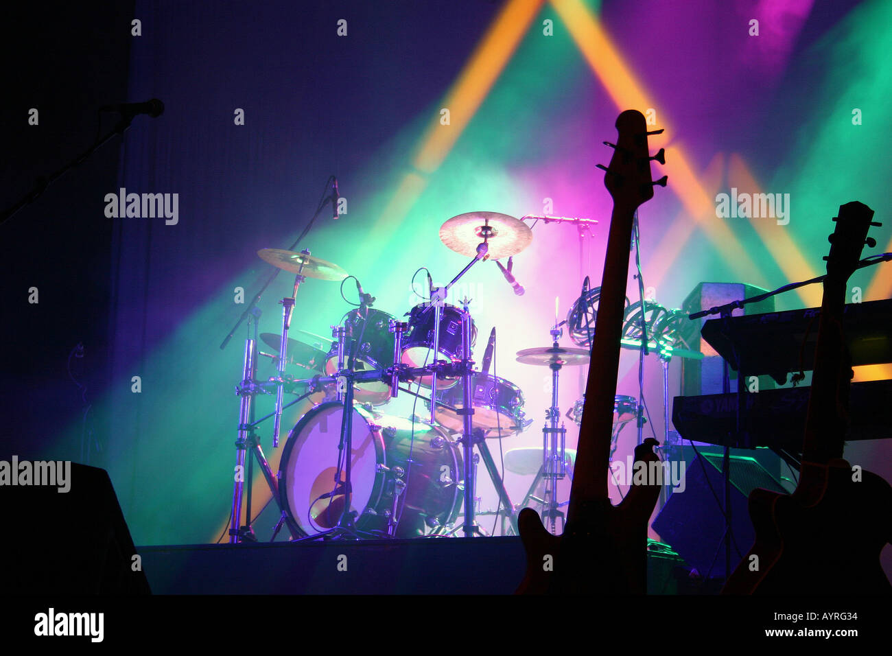 Avant le concert Banque D'Images