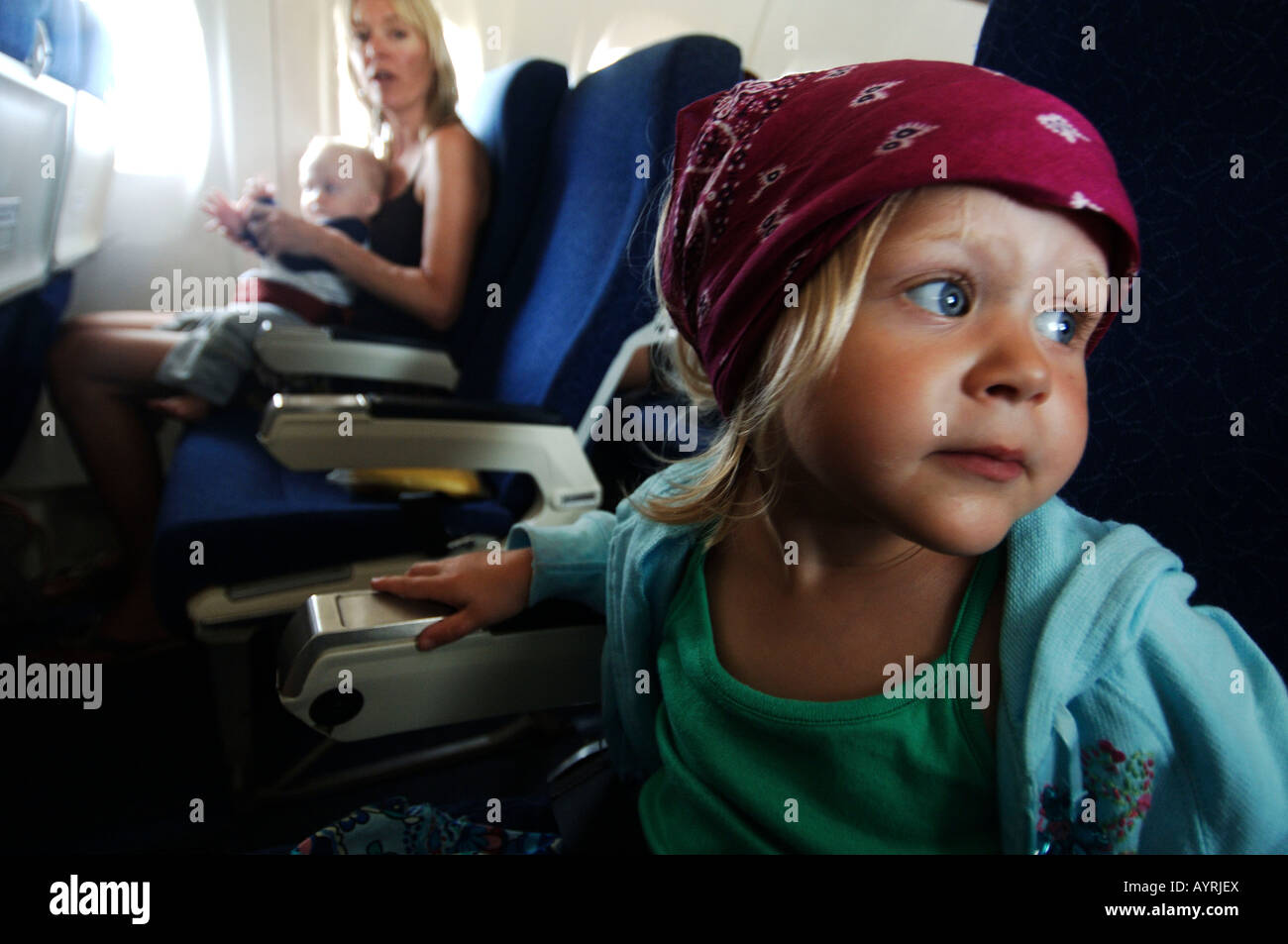 Antilles néerlandaises Bonaire voyager avec des enfants Banque D'Images