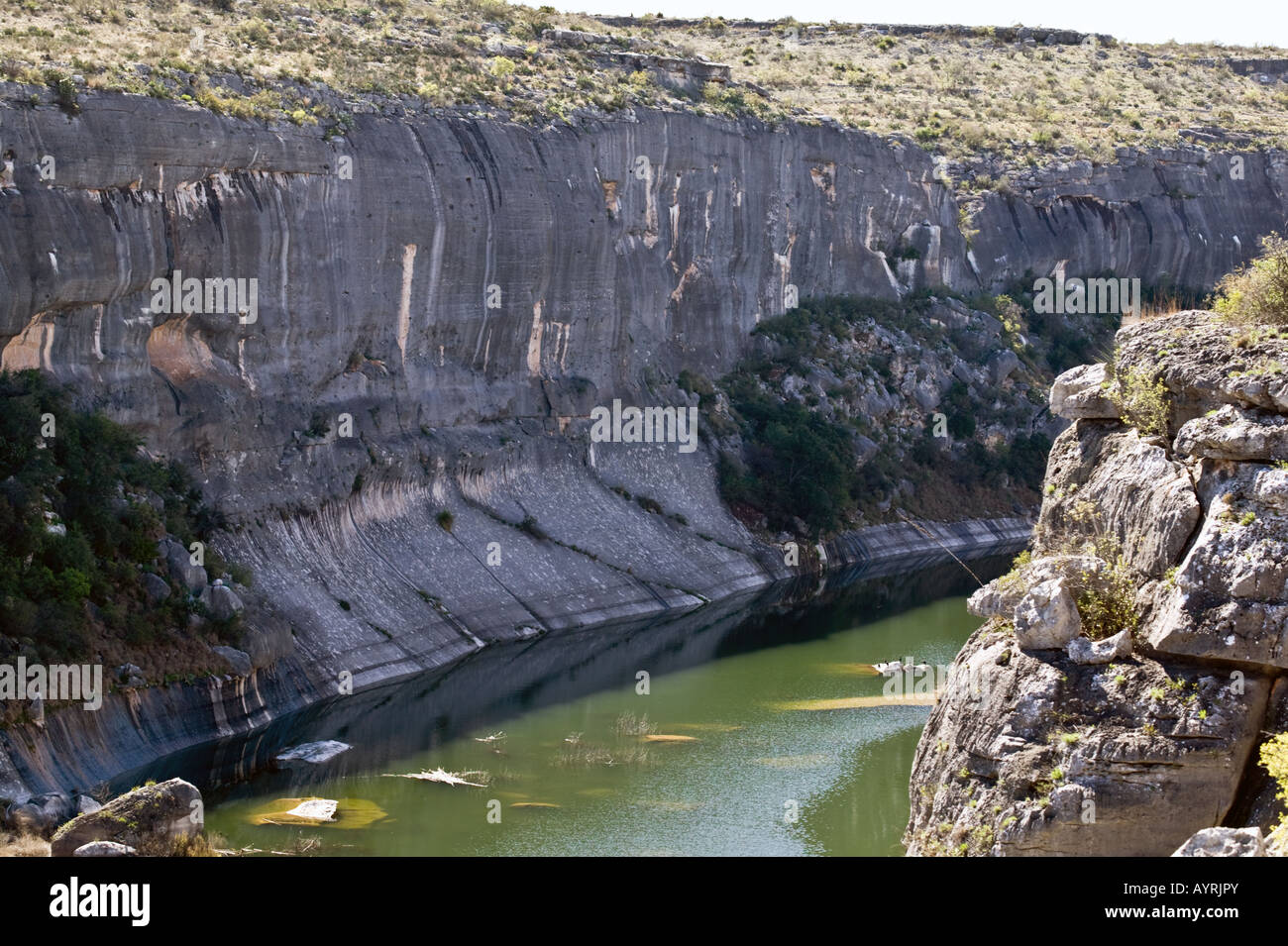 Frontière entre les États-Unis et le Mexique, le Rio Grande Banque D'Images