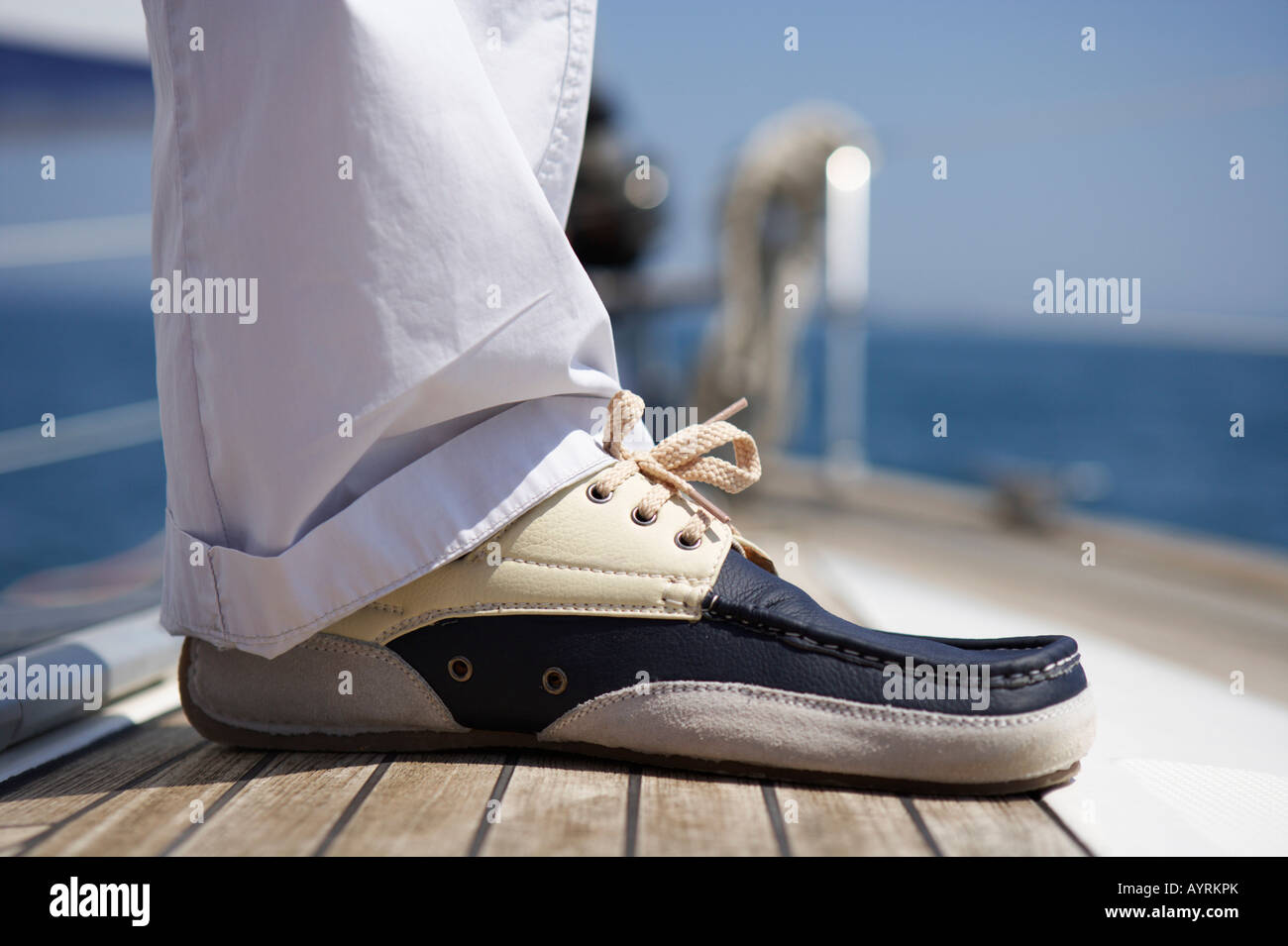 Chaussure de voile Photo Stock - Alamy