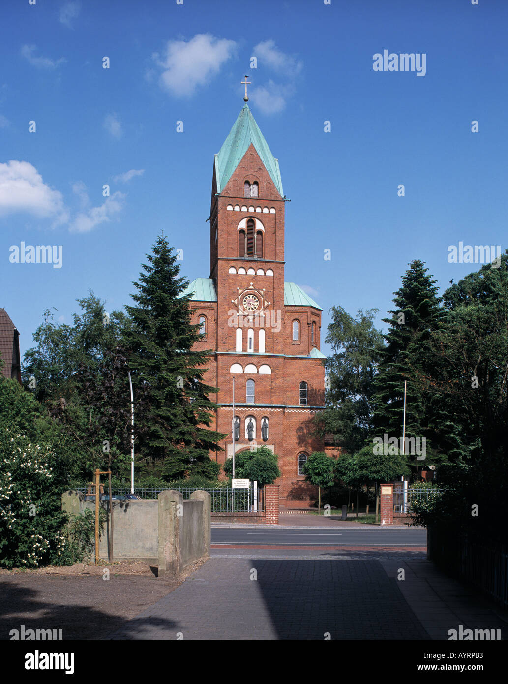 Kirche St.-Joseph à Verden an der Aller, Niedersachsen Banque D'Images